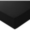 Cearceaf de pat cu microfibra Amazon Basics, negru, 90 x 200 x 30 cm - RESIGILAT