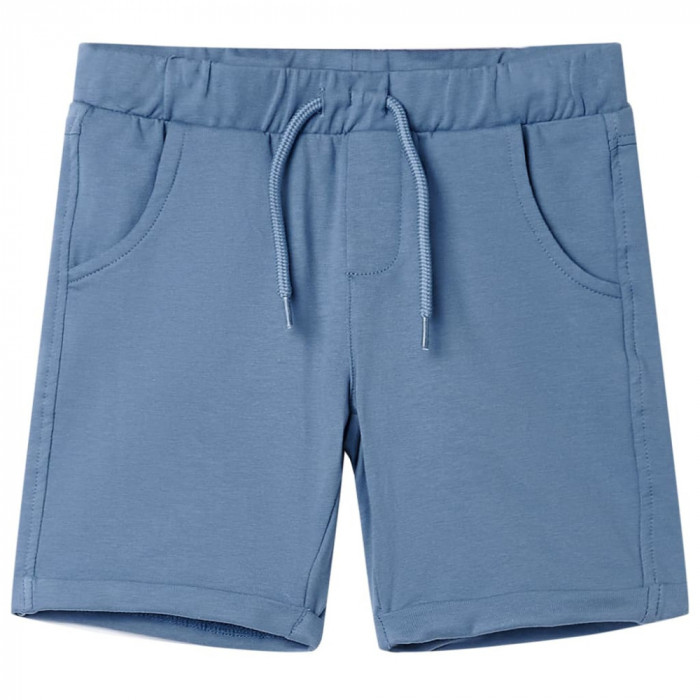Pantaloni scurti pentru copii cu snur, albastru &icirc;nchis, 104 GartenMobel Dekor