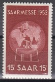 SAAR 1952 - T&acirc;rgul din SAAR, MNH
