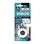 Banda dublu adeziva, Bison, 1.5 m x 19 mm