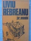 Jar, Amandoi - Liviu Rebreanu, Editura Eminescu 1984, Roman, Beletristica, Coperta Necartonata, 365 pagini