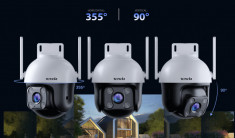 Tenda CH3-WCA 1080P Outdoor Wi-Fi Pan/Tilt Camera, Pan/Tilt: Orizontal:360&amp;deg;, foto