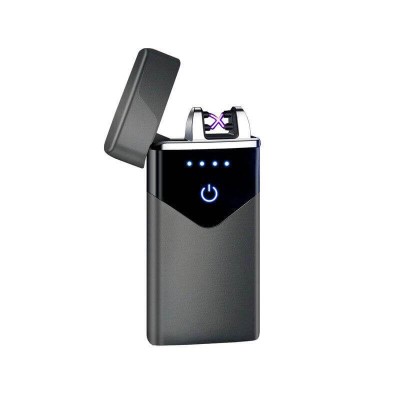 Bricheta electrica Edman PX1 antivant cu Touch, incarcare USB, Negru foto