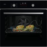 Cuptor incorporabil AEG OA5PB531AB, Electric, SteamBake, Autocuratare pirolitica, WiFi, 45 programe predefinite, Grill, Senzor gatire, Ghidaj telescop