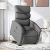 VidaXL Fotoliu rabatabil cu ridicare pe verticală, gri &icirc;nchis, textil 3203979