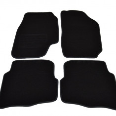 Covorase mocheta Seat IBIZA 3/2002-5/2008 Negru, set de 4 bucati Kft Auto