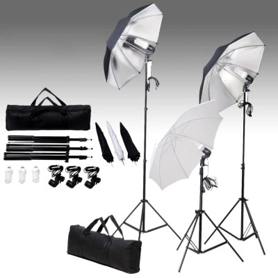 Gossi set lumini studio: 24 wati cu trepiede si umbrele foto