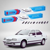 Cumpara ieftin Ștergătoare Renault 19 Hatchback 1988-2001 | Set Față Flat Premium &ndash; TeamCar&reg;