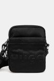 HUGO borsetă culoarea negru, 50547115