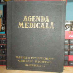 AGENDA MEDICALA _ FABRICA DE PRODUSE CHIMICE GEDEON RICHTER BUCURESTI *