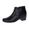 Oferta 38, 39, 41 Botine dama negre din piele naturala LMVS18BT