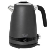 Fierbator de Apa Adler AD 1295g SS 1.7l Display LCD Control Temperatura Gri Satinat