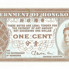 Bancnota 1 cent 1971-1981 - Hong Kong