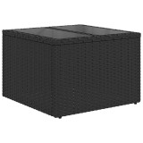 Cumpara ieftin Set de canapele pentru grădină cu pernă 8 pcs Negru, Crem