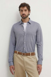 BOSS cămașă din bumbac bărbați, culoarea bleumarin, regular, 50513781