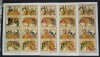 INS.COMORE-DINOZAURI-4 X 16 V.IN COALA MICA.-Obliterate-CTO.-ICO 161A, Africa, Fauna