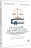 Culegere de explicatii ale raspunsurilor la subiectele de la examenele de admitere la Facultatea de Drept Universitatea din Bucuresti 1 - Editura Univ