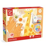 Kit desene cu creioane cerate pentru copii - 18 piese