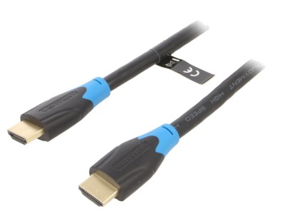 Cablu HDMI 1.4 PVC 10m, aurit foto