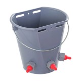 Găleată de alăptare pentru miei și iezi. 3&nbsp;tetine, 8&nbsp;litri
