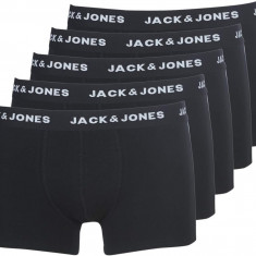 JACK JONES Boxeri pentru barbati, pachet de 5, negru, Marimea S - NOU