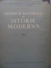 Studii Si Materiale De Istorie Moderna Vol.1 - Colectiv ,523845 foto