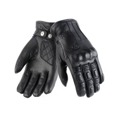 Manusi femei piele pentru scuter - motocicleta Urban iarna Seventy model SD-C33 negru Negru L (9 cm)