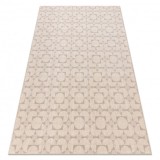 Covor L&acirc;nă ANGEL 7887 / 52022 Geometrice bej / gri, 160x230 cm