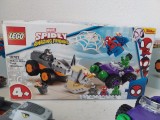 LEGO Marvel - Spidey si prietenii lui uimitori Confruntarea dintre Hulk si Masina Rinocer 10782