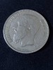 Belgia 1869 - 5 franci - monedă de argint #4, Europa