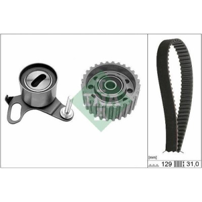 Kit curea distributie Toyota Hiace 4 Box (H1), Hiace 4 Bus (H1), Hilux 5 Pick-Up (N), Hilux 6 Pick-Up (N1), Land Cruiser (J7), Land Cruiser Hardtop ( foto