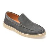 Mocasini GRYXX gri, 2073, din piele intoarsa