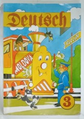 DEUTSCH 3 , LIMBA GERMANA , MANUAL PENTRU CLASA A - III -A de VEACESLAV LAGUTIN si VICTOR SCHIBA , 1999
