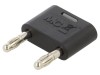 Conector Banană 4mm Negru Izolat