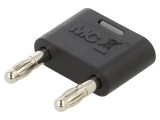 Conector Banană 4mm Negru Izolat