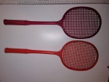 Cumpara ieftin LOT PALETE BADGMINTON DIN PLASTIC , ANII 80