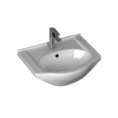 Lavoar ceramic cu aripi V55 55x42 cm foto