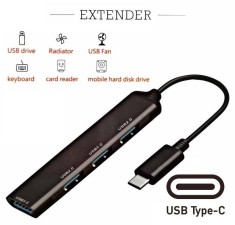 Extender Hub Usb cu 4 Porturi Compatibil cu Telefoane Mobile si PC SX-35