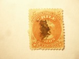 Timbru Chile 1867 - Cap Columb , 5c stampilat