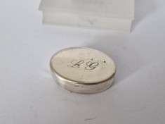 Cutie Vintage de Mici Dimensiuni din Argint de 800