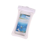 Husa subacvatica matte cushion waterproof flippy, snowproof, universala, cu snur, pentru telefon sau documente, alb