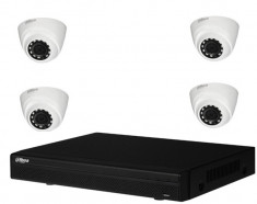 Kit 4 Camere Supraveghere interior Dahua 2MP, 1080P, 20m IR, DVR 4 canale SafetyGuard Surveillance foto