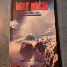 Nelinisti metafizice revista de cultura si arta ianuarie februarie 2007