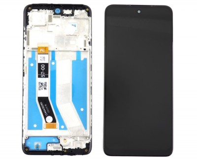 Display Motorola Moto G73 cu Rama Negru Black foto