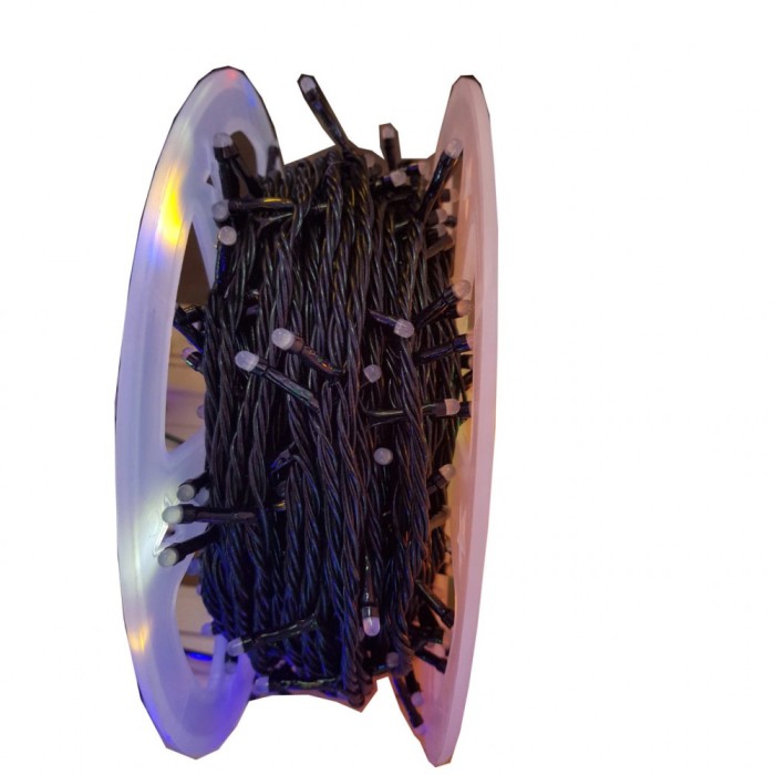 Rola instalatie de craciun cu 1000 led-uri multicolore,100 metri pentru exterior