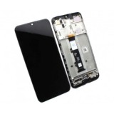 DISPLAY LCD CU TOUCHSCREEN CU RAMA MOTOROLA G10, NEGRU ORIGINAL