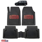 Covorase Auto TeamCar&reg; Tip Tavita Compatibile Peugeot Partner/Rifter (2018-2024) Red, Cauciuc