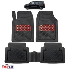 Covorase Auto TeamCar&reg; Tip Tavita Compatibile Peugeot Partner/Rifter (2018-2024) Red