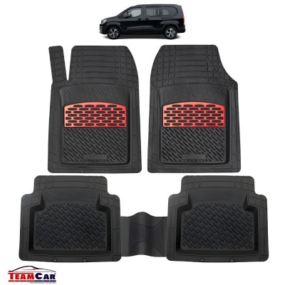 Covorase Auto TeamCar&amp;reg; Tip Tavita Compatibile Peugeot Partner/Rifter (2018-2024) Red foto