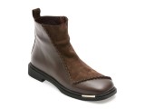 Ghete IMAGE maro, 208322, din piele naturala